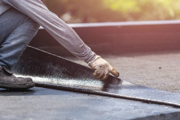 Professional Crawl Space Encapsulation technician working in Chesterhill, OH